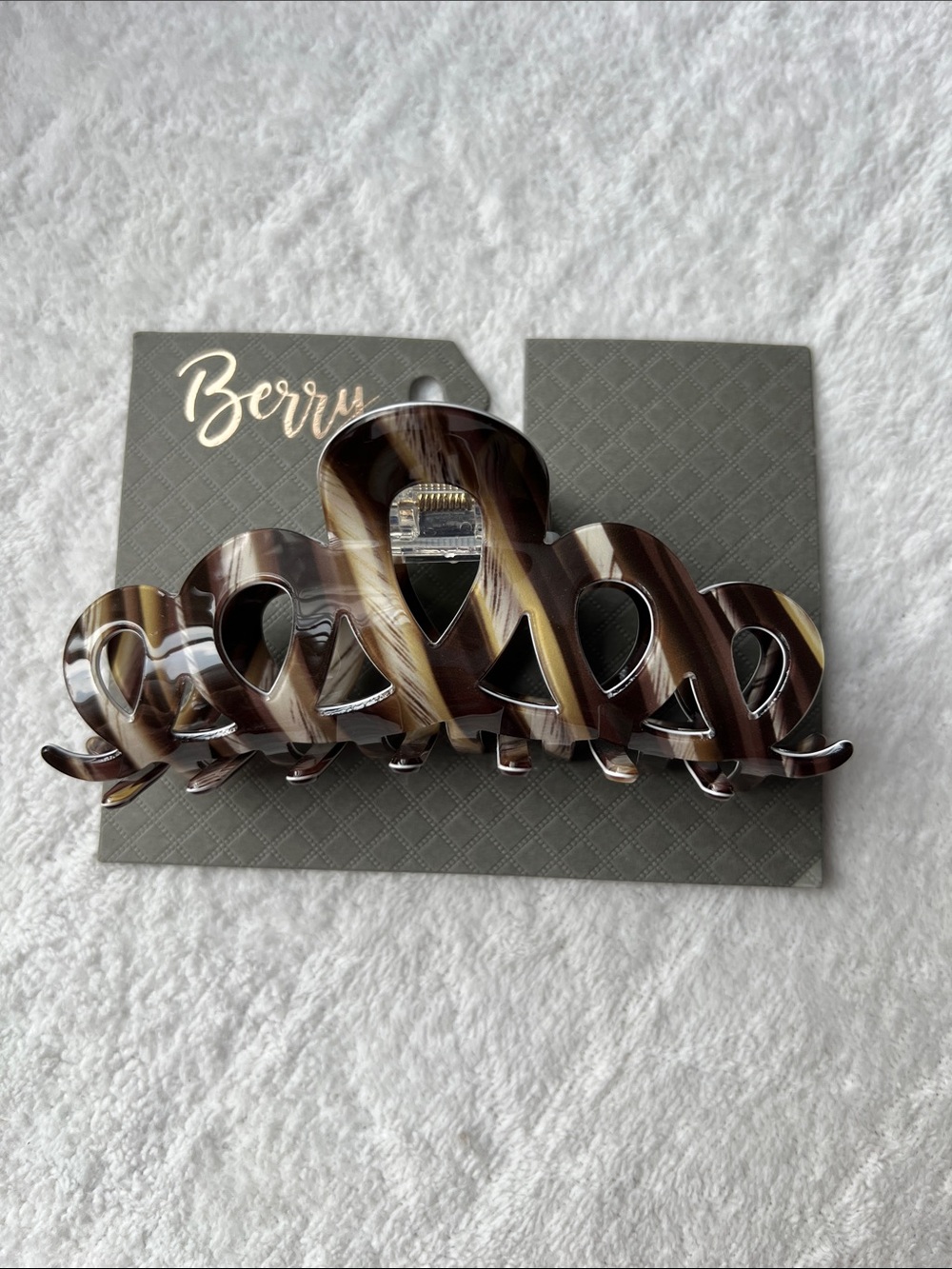 Berry Hair Claw Clips